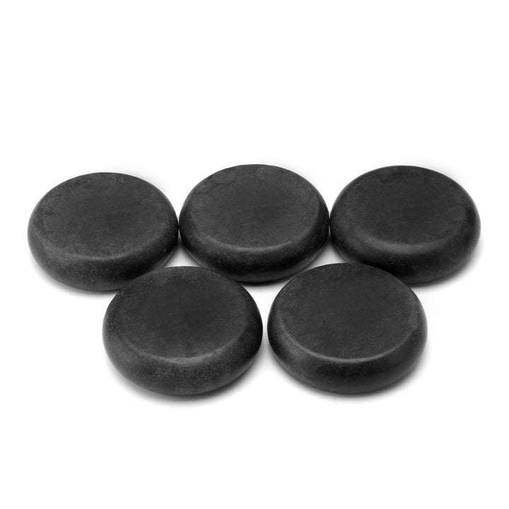 10 Pcs Hot Massage Stones Set Heater Natural Basalt Warmer Rock Kit 2.34 Inch - MRSLM