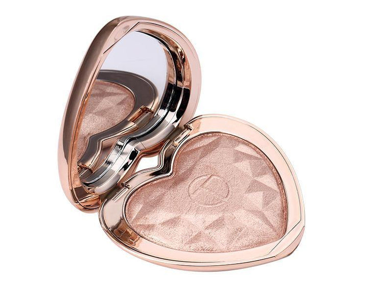 Glow Kit Highlighter Makeup Shimmer Face Body Heart Highlighter Blush Palette Illuminator Highlight Contour Golden Bronzer - MRSLM