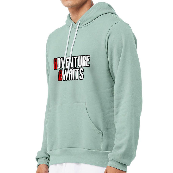 Adventure Awaits Sponge Fleece Hoodie - Inspirational Hoodie - Cool Hooded Sweatshirt - MRSLM