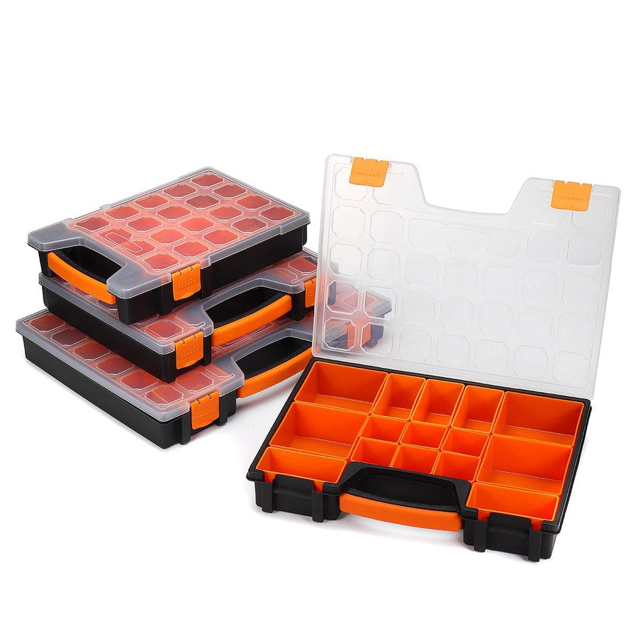 Part Storage Organizer with 10/14/15/22 Compartment Plastic Tool Box Screw Case - MRSLM
