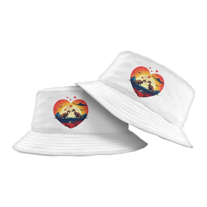 Cartoon Bucket Hat - Dinosaur Themed Hat - Unique Bucket Hat - MRSLM