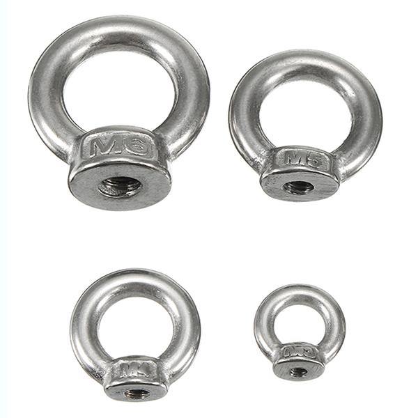 M3 M4 M5 M6 Ring Shape Lifting Eye Nut Female 304 Stainless Steel Eye Nut - MRSLM