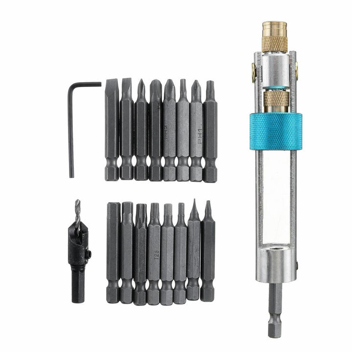 20pcs/Set Countersink Drill Bit HSS Screwdriver Tools Drill Driver Kit Flip Drive Portable LZ - MRSLM