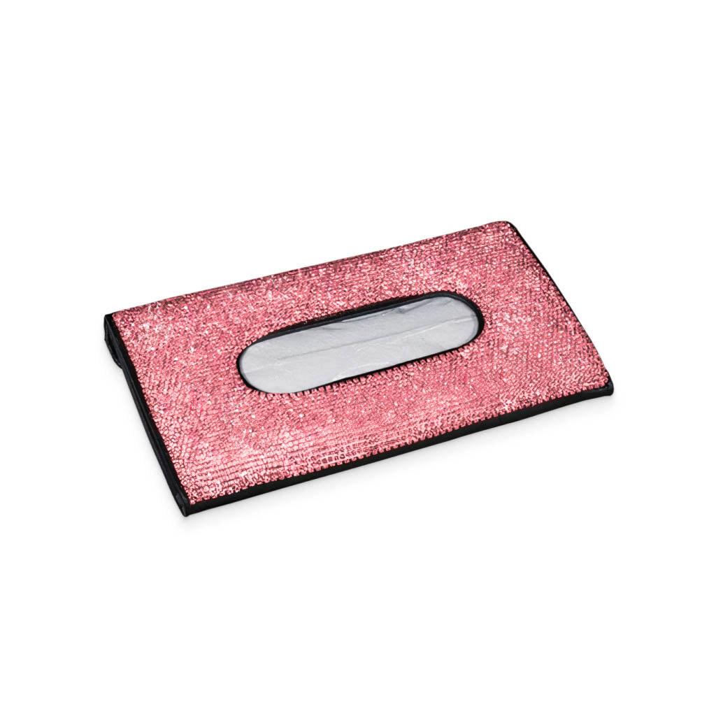 Pink Rhinestone Car Tissue Box Cover - MRSLM