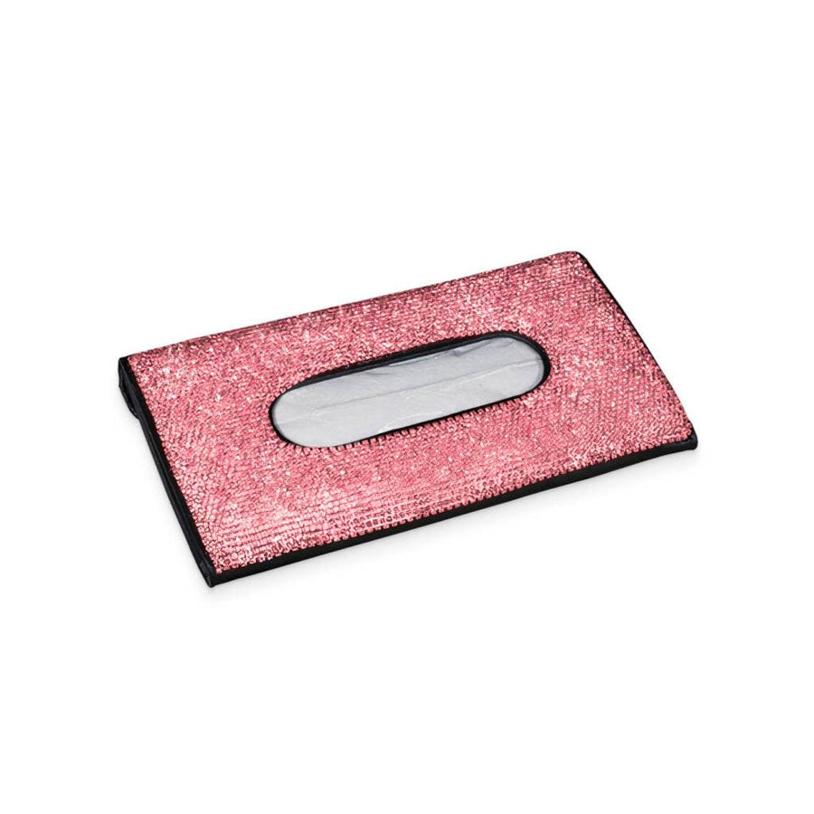 Pink Rhinestone Car Tissue Box Cover - MRSLM