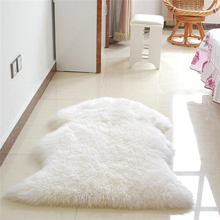 Soft Shaggy Living Room Pad Floor Carpet Fluffy Chair Cover Mat Sofa Cushion For Living Room Home Decor - MRSLM