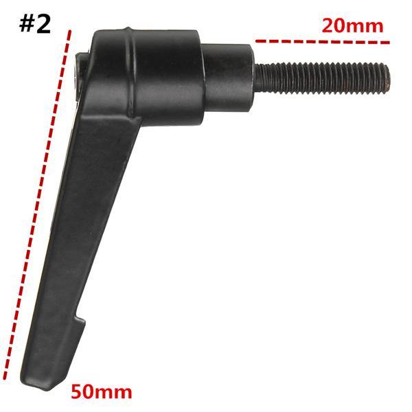 Zinc Alloy M5 16-32mm Male Thread Adjustable Clamp Handle Tool - MRSLM