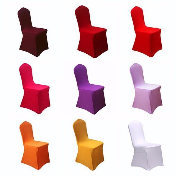 Honana WX-201 Elegant Solid Color Elastic Stretch Chair Seat Cover Computer Dining Room Hotel Party Decor - MRSLM