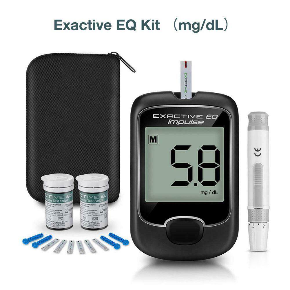 Blood Glucose Monitor Diabetes Testing Blood Sugar Meter With Test Strips Kit - MRSLM