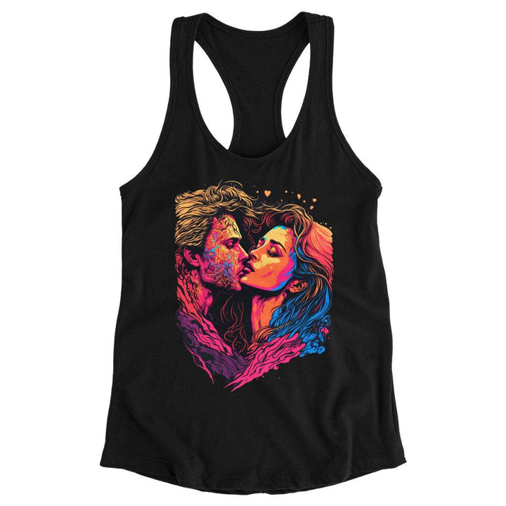 Passion Racerback Tank - Couple Print Tank - Unique Workout Tank - MRSLM