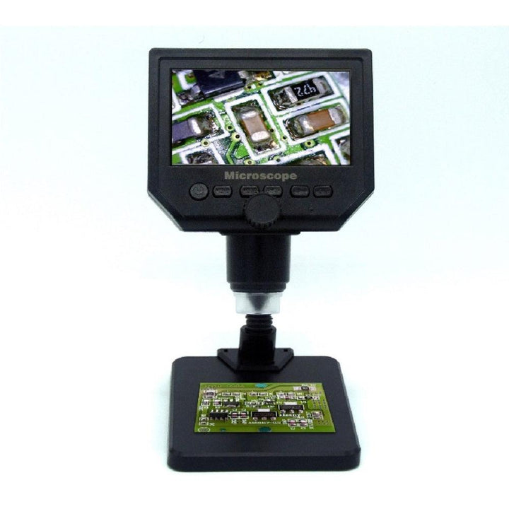 MUSTOOL G600 600X Electronic USB Microscope Digital Soldering Video Microscope Camera 4.3 Inch LCD M - MRSLM