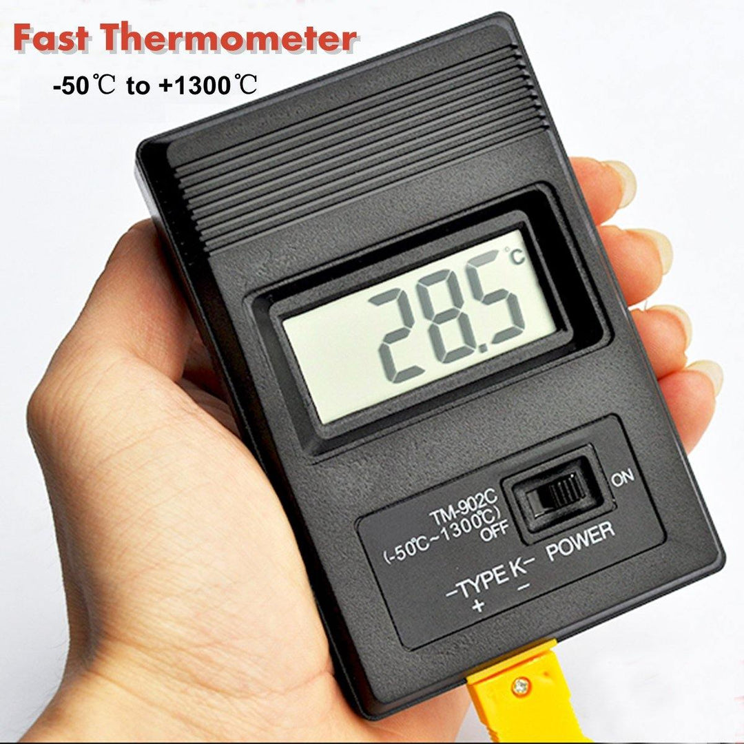 TM902C LCD K Type Thermometer Temperature Meter Probe+ Thermocouple Probe - MRSLM