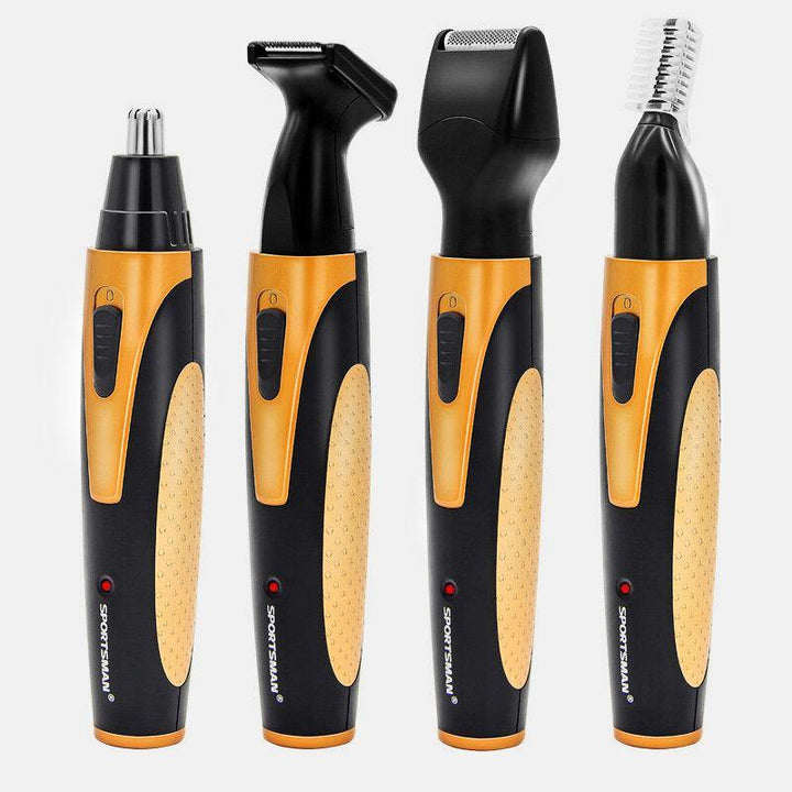 4 In 1 Hair Trimmer Set Nose Hairlines Sideburns Hair Trimmer Beard Razor - MRSLM