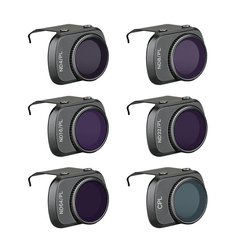 Adjustable Camera Lens Filter ND4/ND8/ND16/ND32/ND64-PL CPL for DJI Mavic Mini Drone - MRSLM
