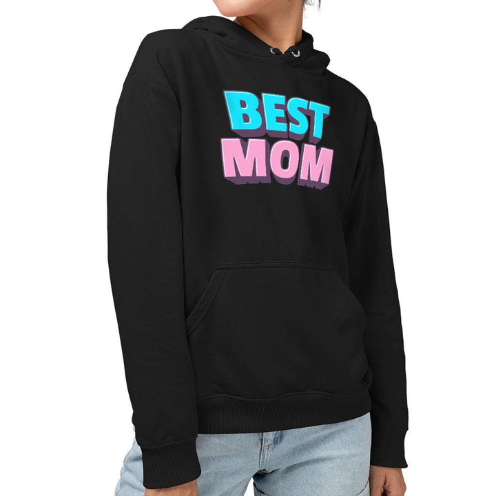 Best Mom Sponge Fleece Hoodie - Cute Hoodie - Gift Hooded Sweatshirt - MRSLM