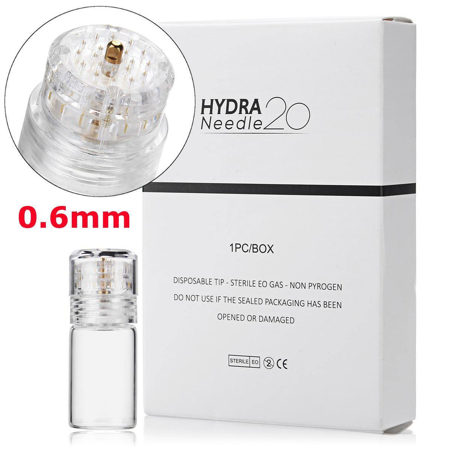 Hydra 20 Titanium Microneedle Applicator Bottle Reusable Derma Stamp Mesotherapy - MRSLM