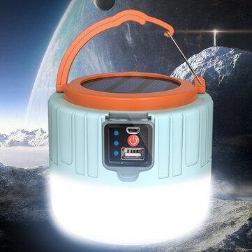 Solar Light Camping Outdoor LED Light Portable Lantern USB Rechargeable Emergency Light - MRSLM