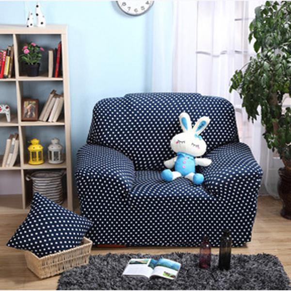 One Seater Textile Spandex Strench Flexible Printed Elastic Sofa Couch Cover Furniture Protector - MRSLM