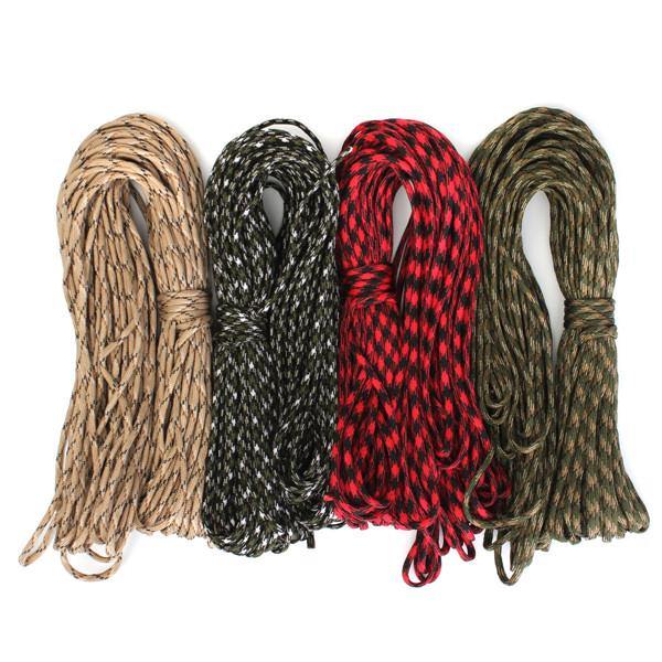 31m 7 Strand Core 550 Paracord Camouflage Parachute Cord Rope - MRSLM