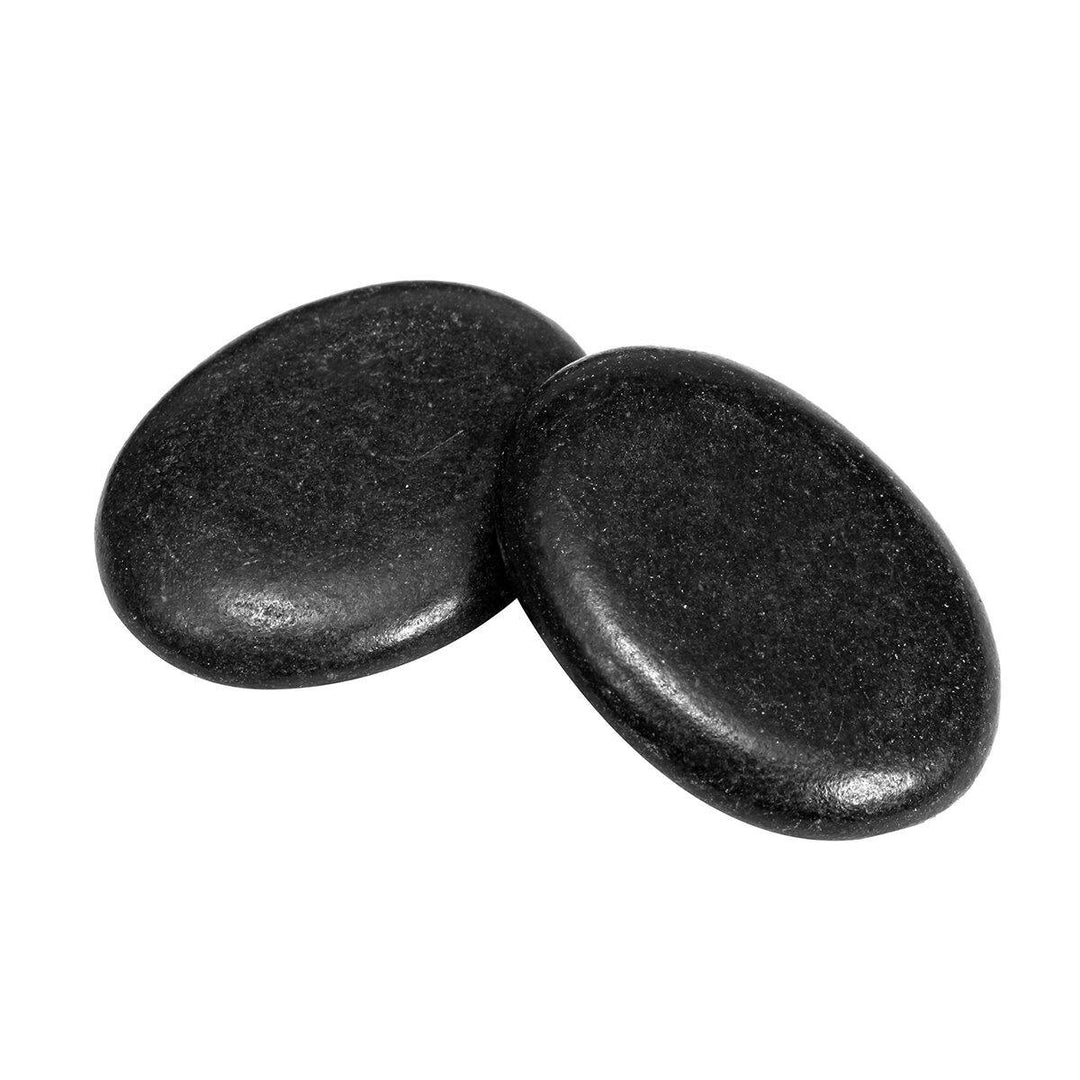 8 Pcs Massage Stone Hot Basalt Set Lot Kit Cold Lava Natural Therapy Rock Spa Manual Massager - MRSLM