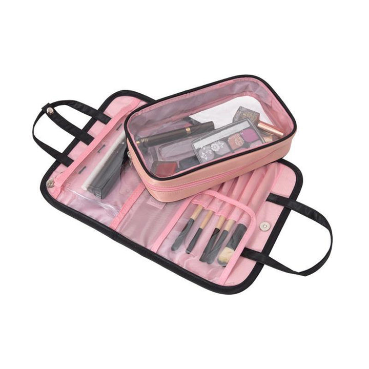 Female Portable Travel Storage Bag Cosmetic Storage Bag Large capacity 2 In1 Cosmetic Bag - MRSLM