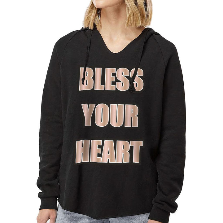 Bless Your Heart California Wave Wash Hoodie - Cool Hooded Sweatshirt - Inspirational Hoodie - MRSLM