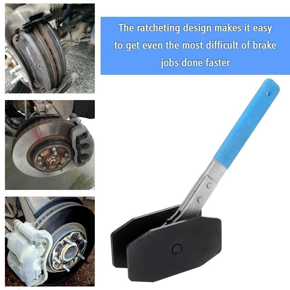 Car Press Ratchet Brake Piston Caliper Wrench Spreader Tools Hand Tool Accessories - MRSLM