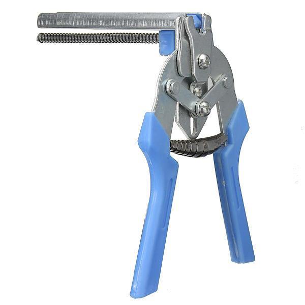 Poultry Pet Cage Clamp Hog Cage Pliers Wire Fencing Installation Clamp With 600 Clips - MRSLM