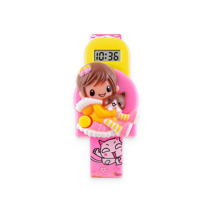 Adorable Girls’ Pink Digital Watch - MRSLM