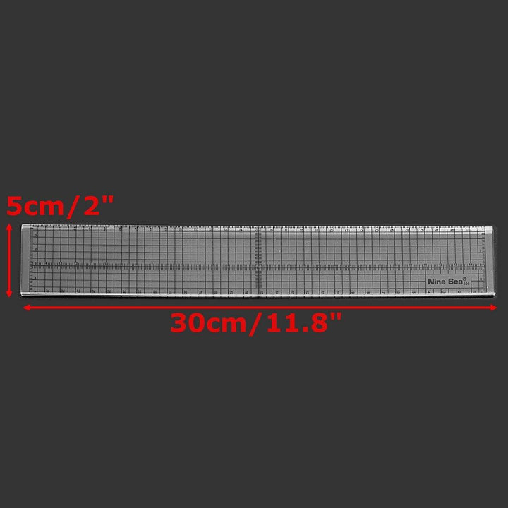 Sewing Patchwork Ruler Quilting Foot Aligned Grid Cutting Edge for Tailor Craft - MRSLM