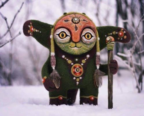 Elf Statue Handmake Creatures From A Fantasy World Elf Resin Garden Statue Outdoor Garden Home Decor Figurine - MRSLM